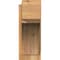 Ekena Millwork Thorton Block Rough Sawn Outlooker, Western Red Cedar, 8"W x 20"D x 20"H OUT08X20X20THR05RWR - alternate 3
